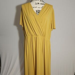 Lane Bryant 26/28  yellow dress